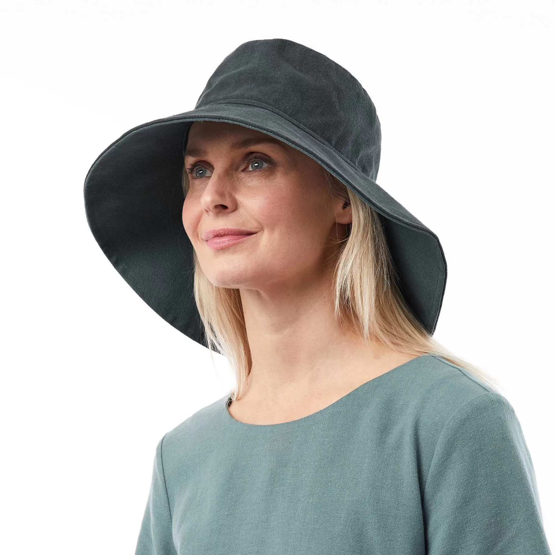 Cheap Rohan Brisa Linen Hat Ocean Blue