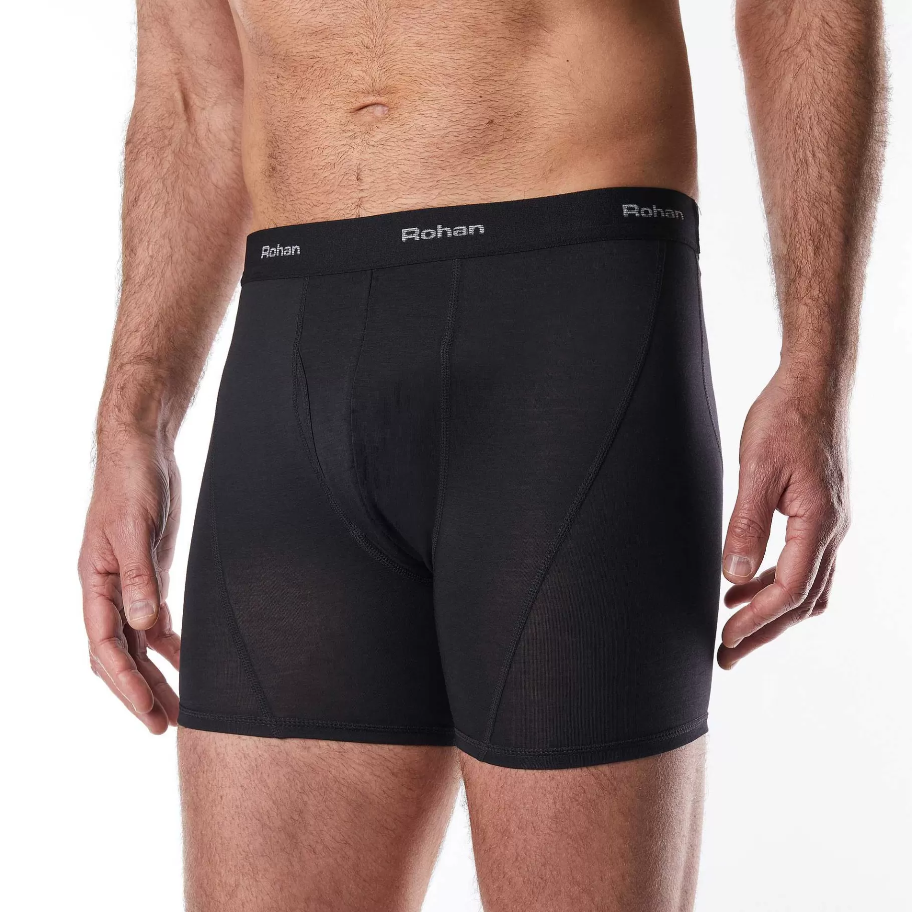 Online Rohan Men'S Aether Boxers With Fly Opening Black