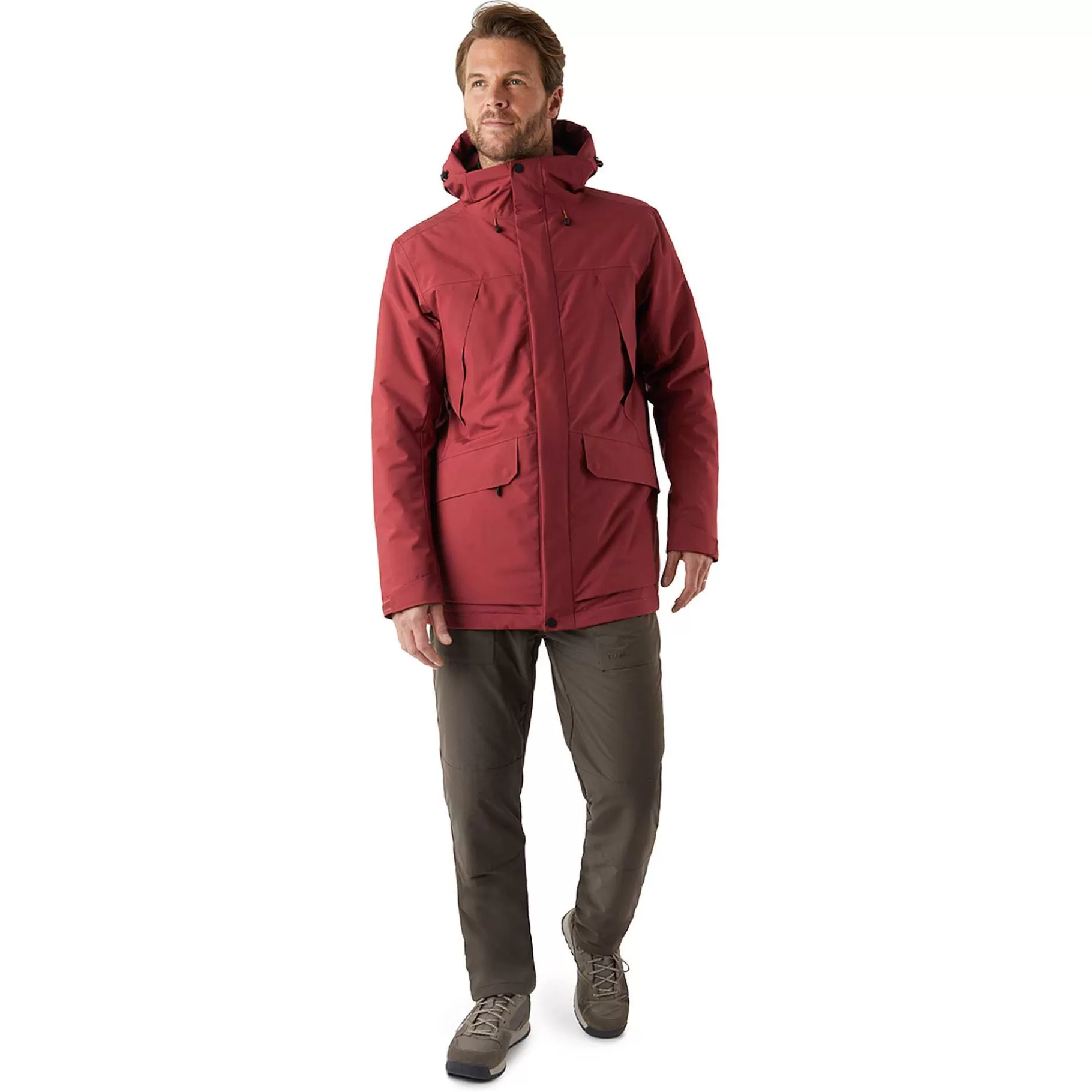 Online Rohan Men'S Aran Waterproof Jacket Auburn Red