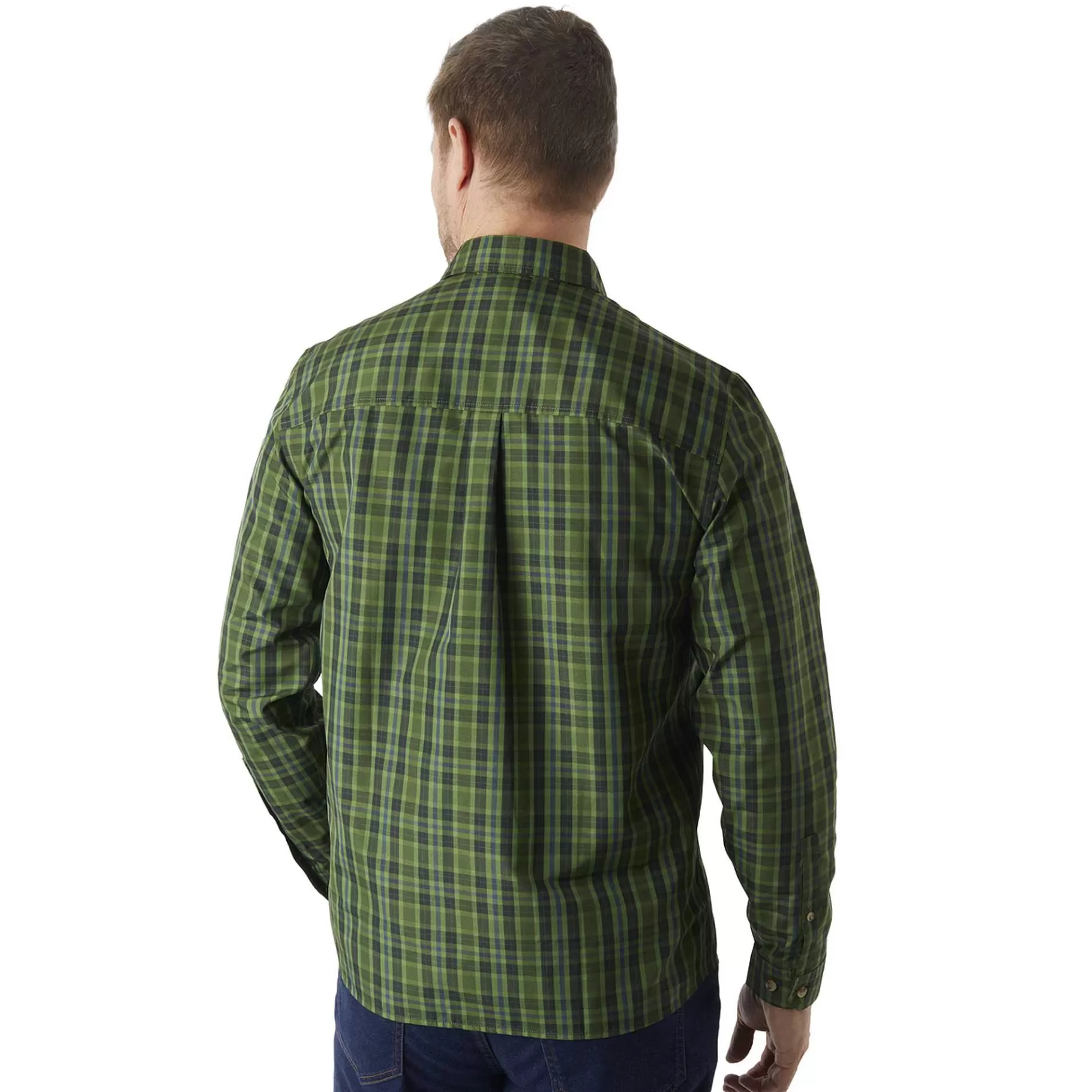 Cheap Rohan Men'S Coast Long Sleeve Shirt Highland Green Check