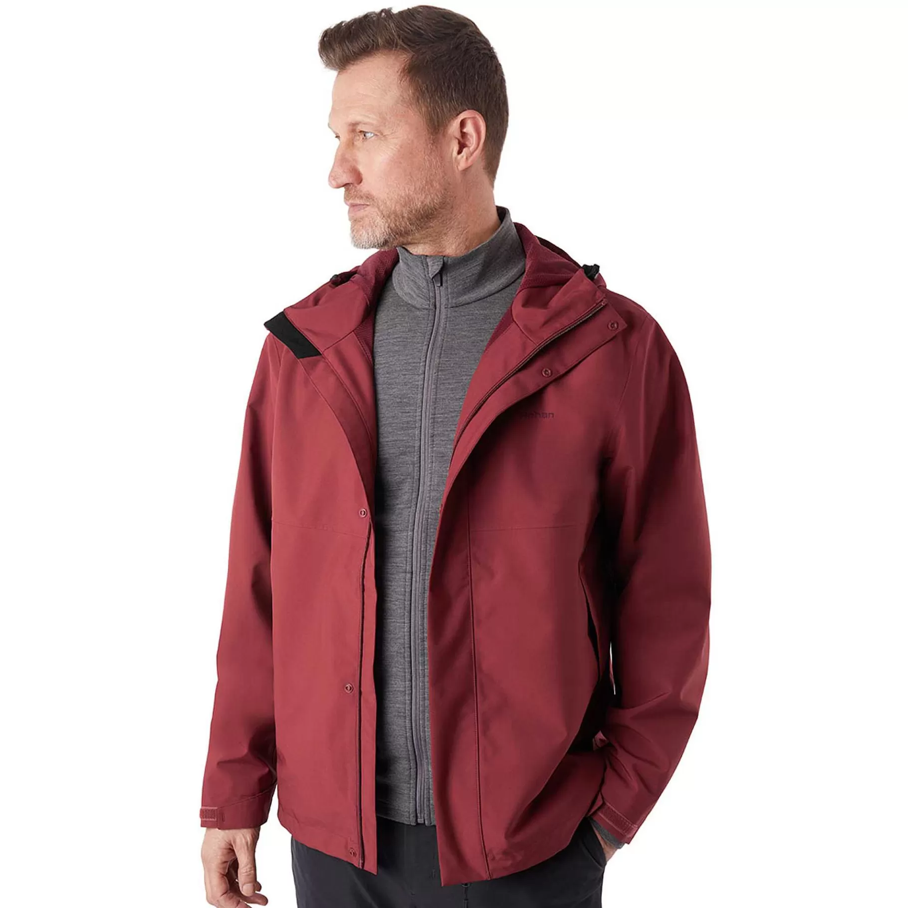 Cheap Rohan Men'S Farne Waterproof Jacket Auburn Red