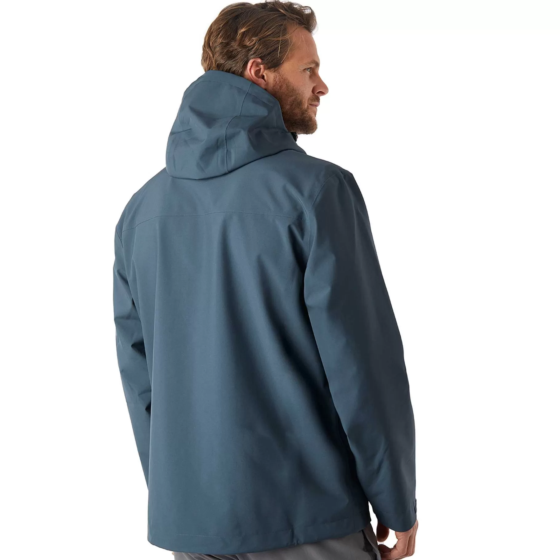 Shop Rohan Men'S Farne Waterproof Jacket Storm Blue