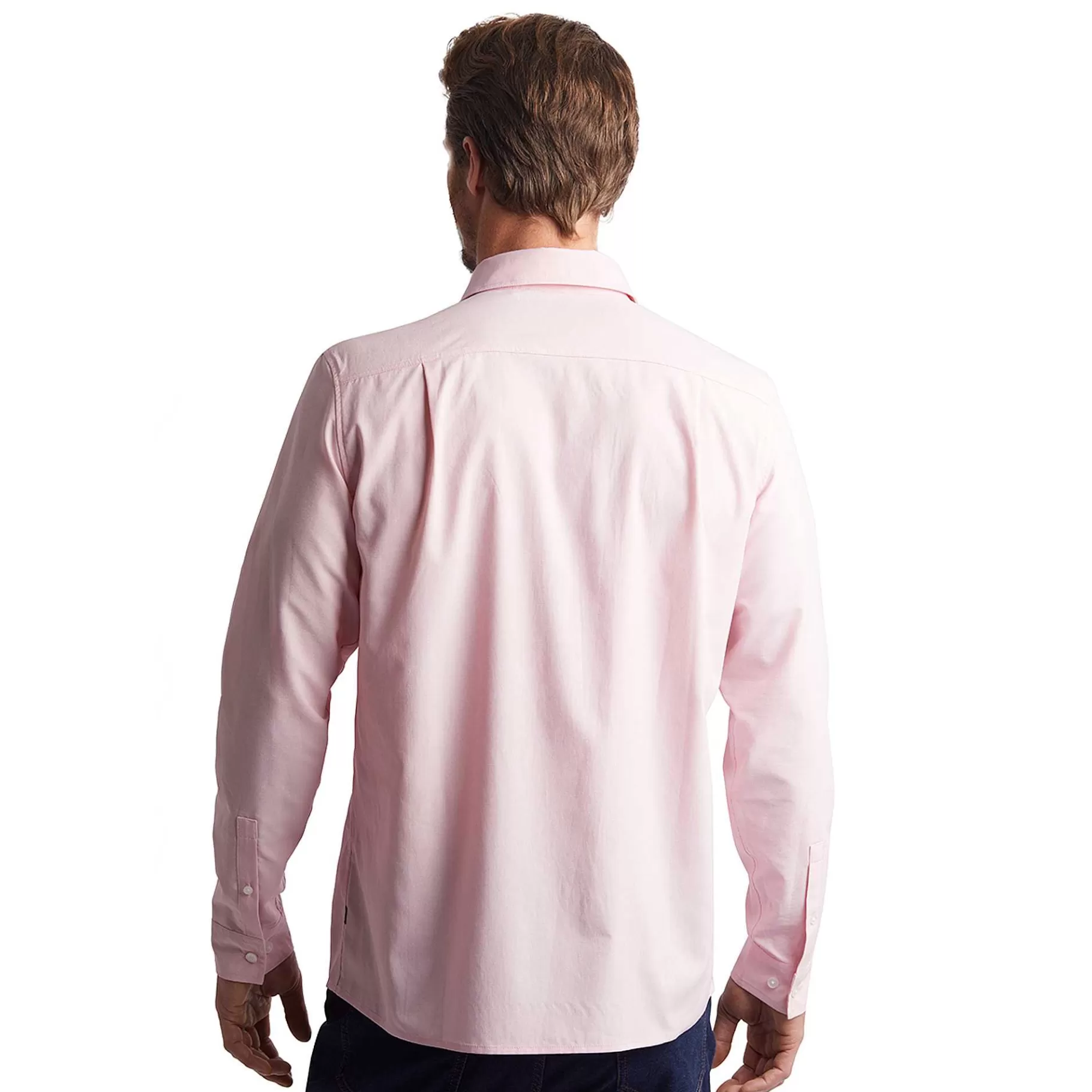 Shop Rohan Men'S Finchley Long Sleeve Shirt Light Pink Oxford