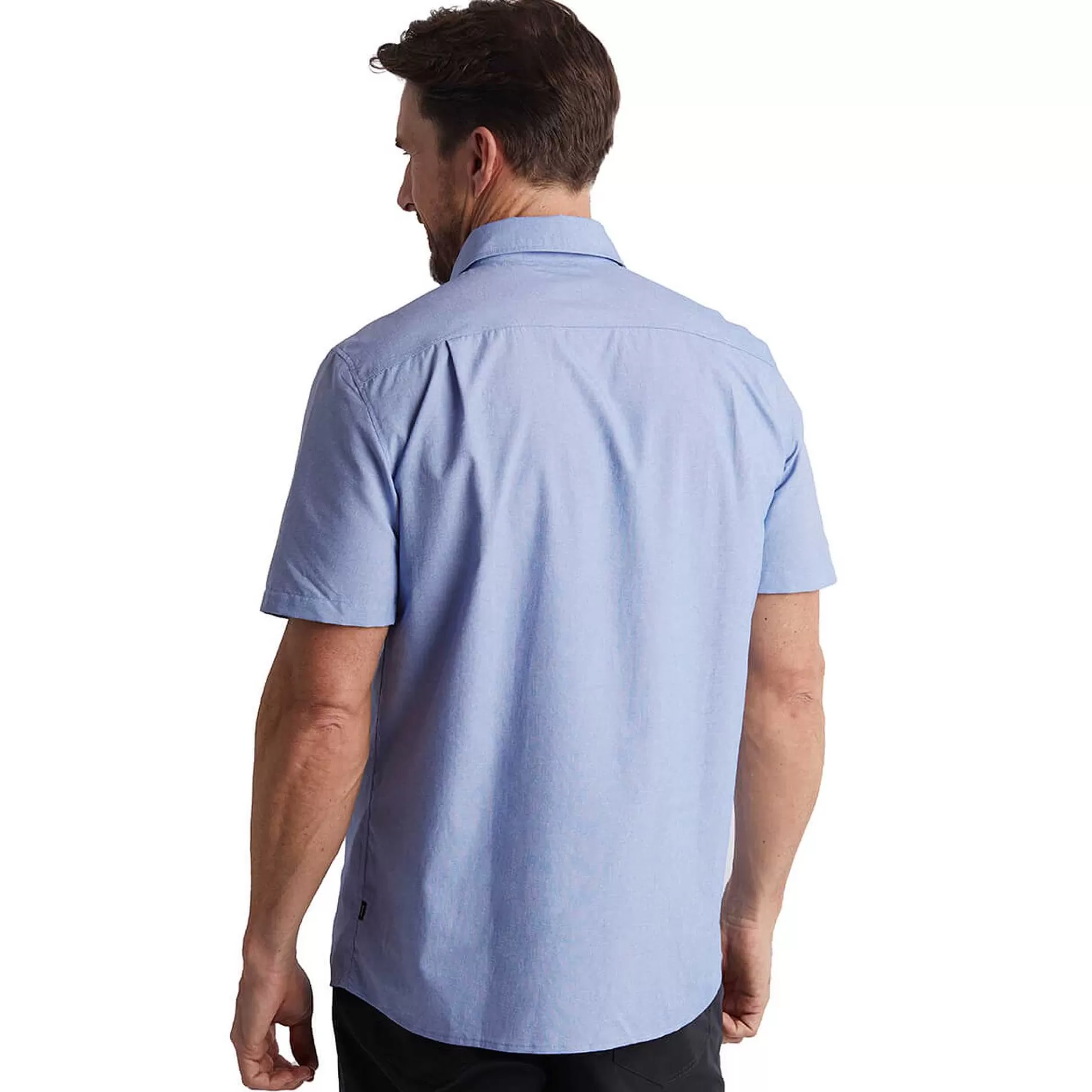 Store Rohan Men'S Finchley Short Sleeve Shirt Ridge Blue Oxford