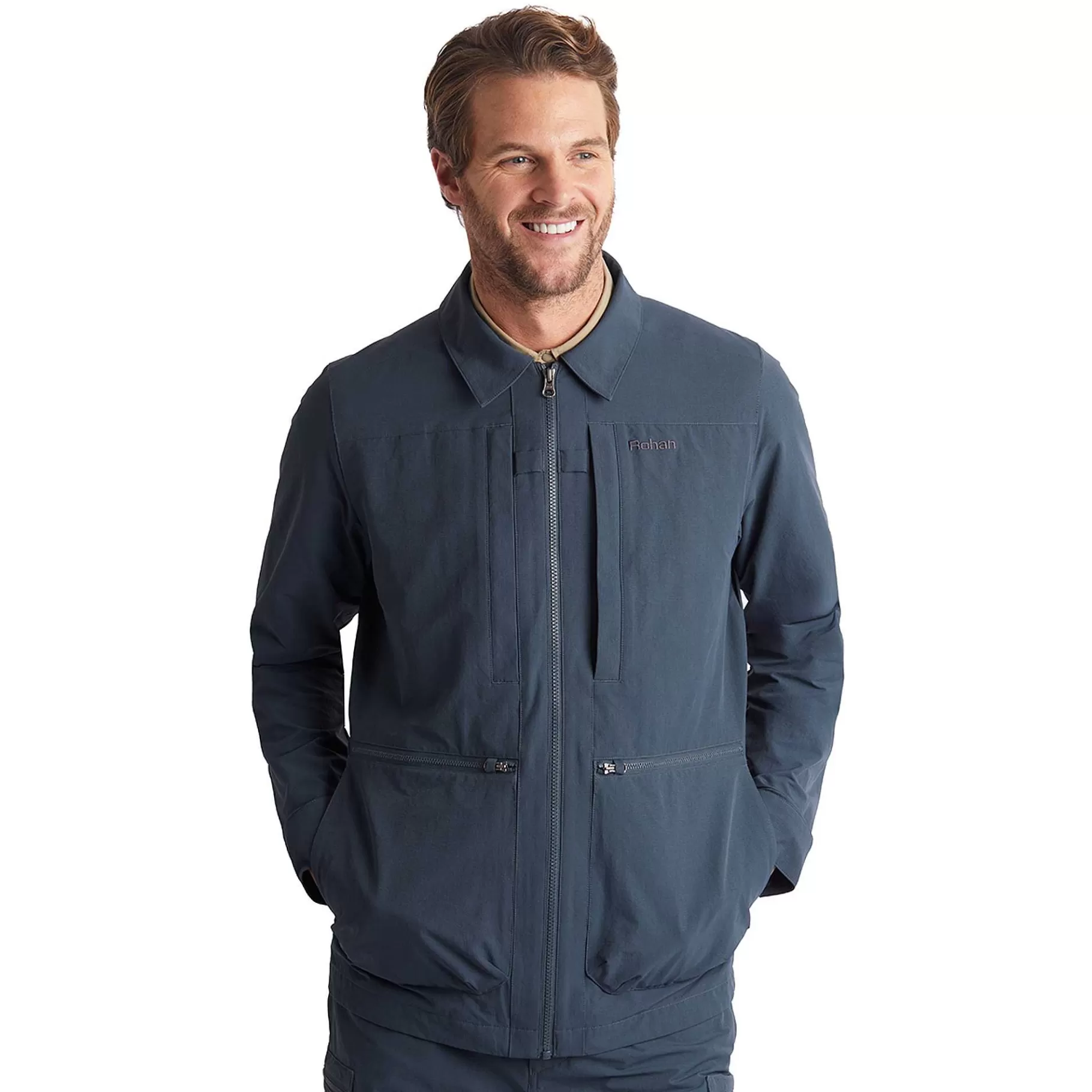 Online Rohan Men'S Frontier Jacket Storm Blue