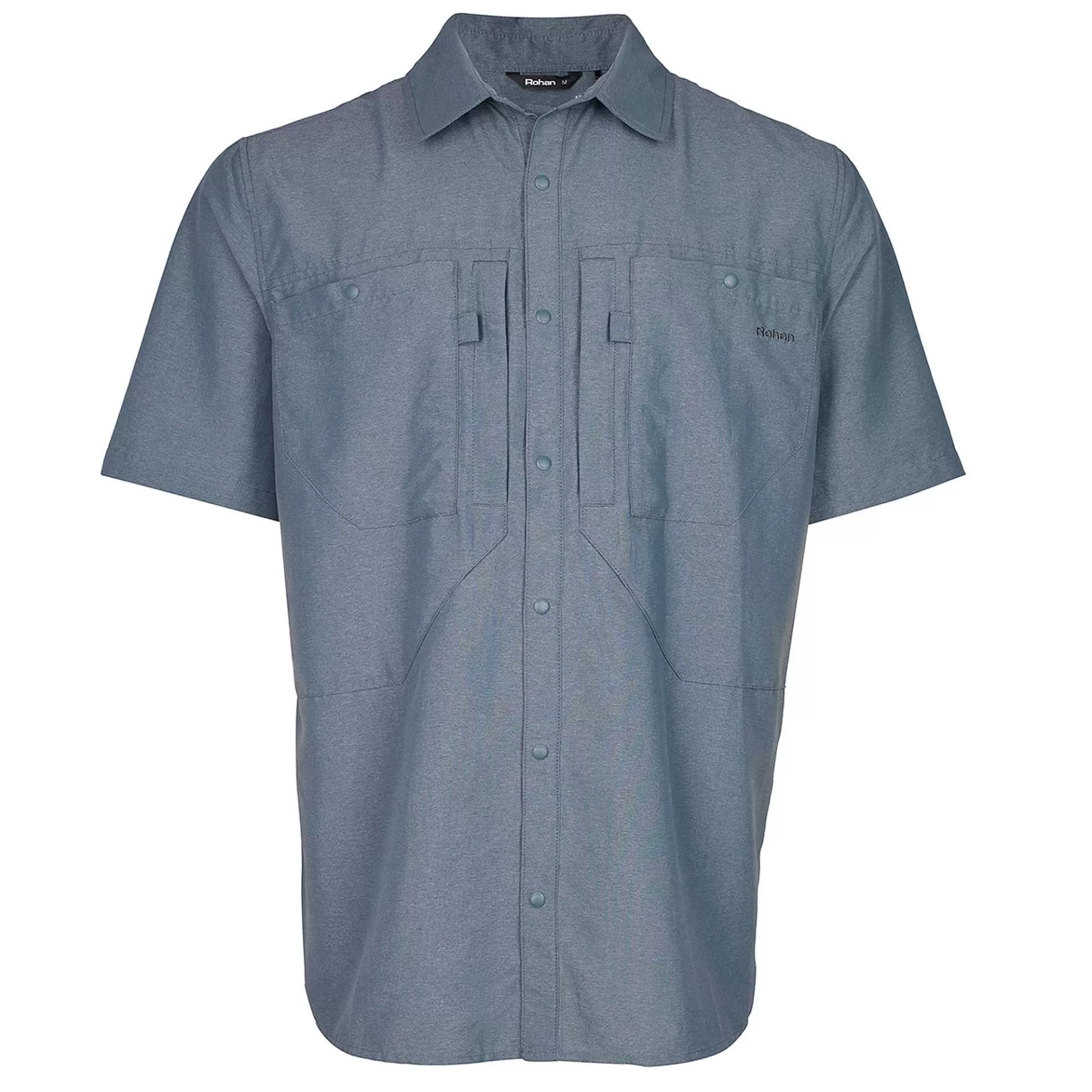 Cheap Rohan Men'S Frontier Short Sleeve Shirt Slate Grey Marl