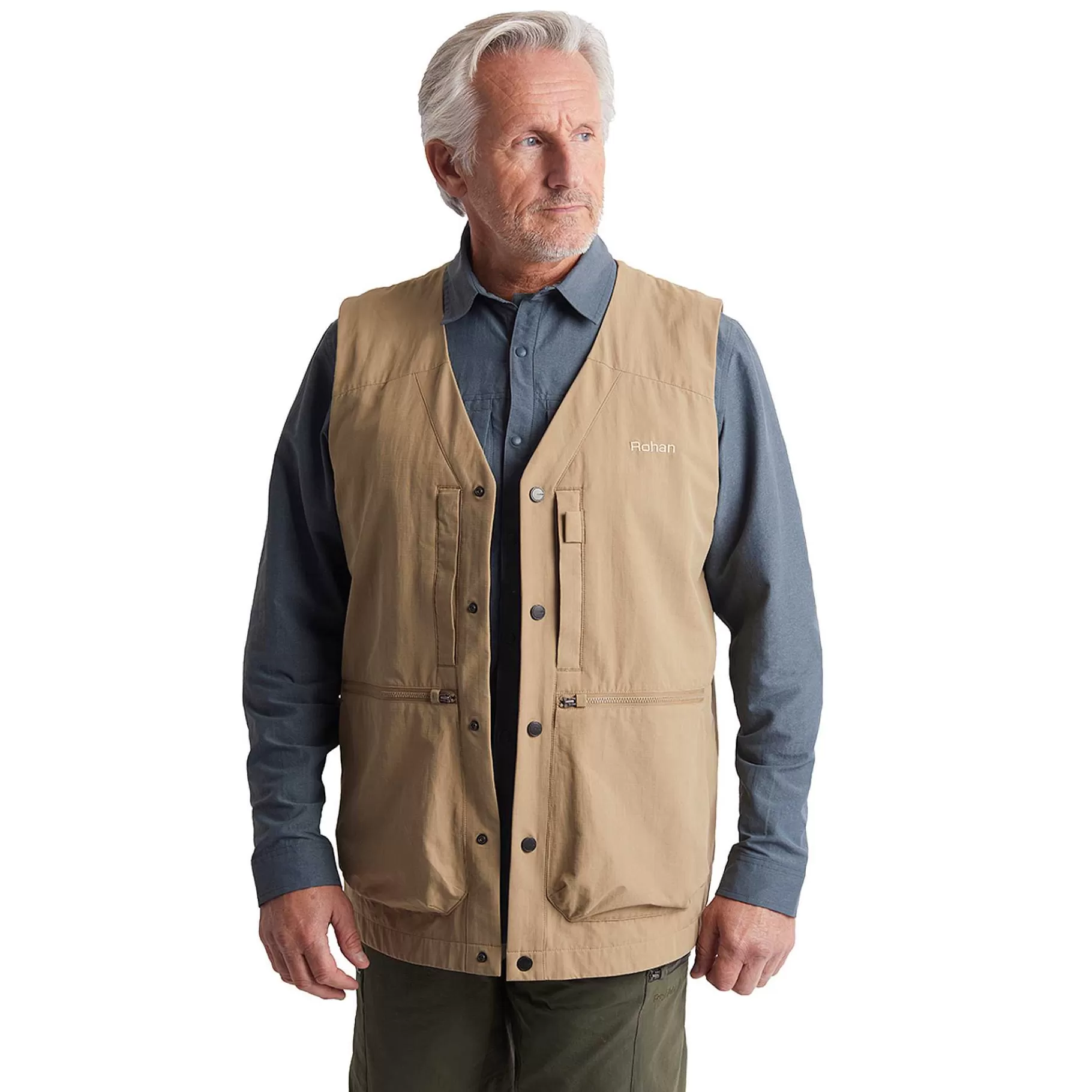 New Rohan Men'S Frontier Vest Stone