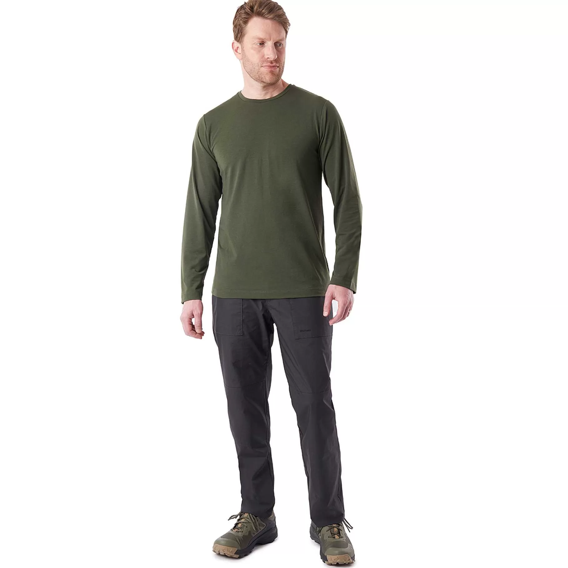 Discount Rohan Men'S Global Long Sleeve T Conifer Green