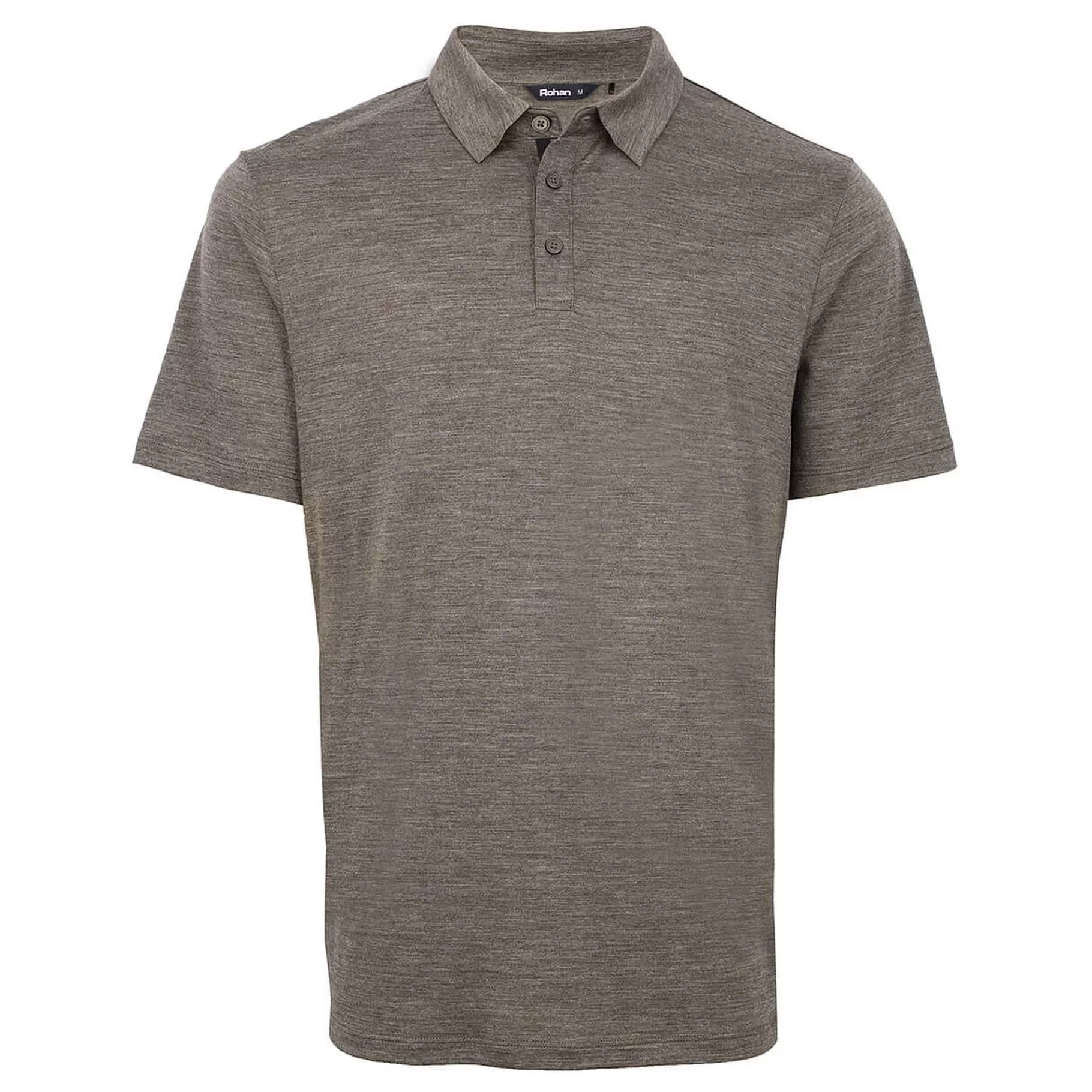 Discount Rohan Men'S Merino Cool Short Sleeve Polo Dark Olive Brown Marl