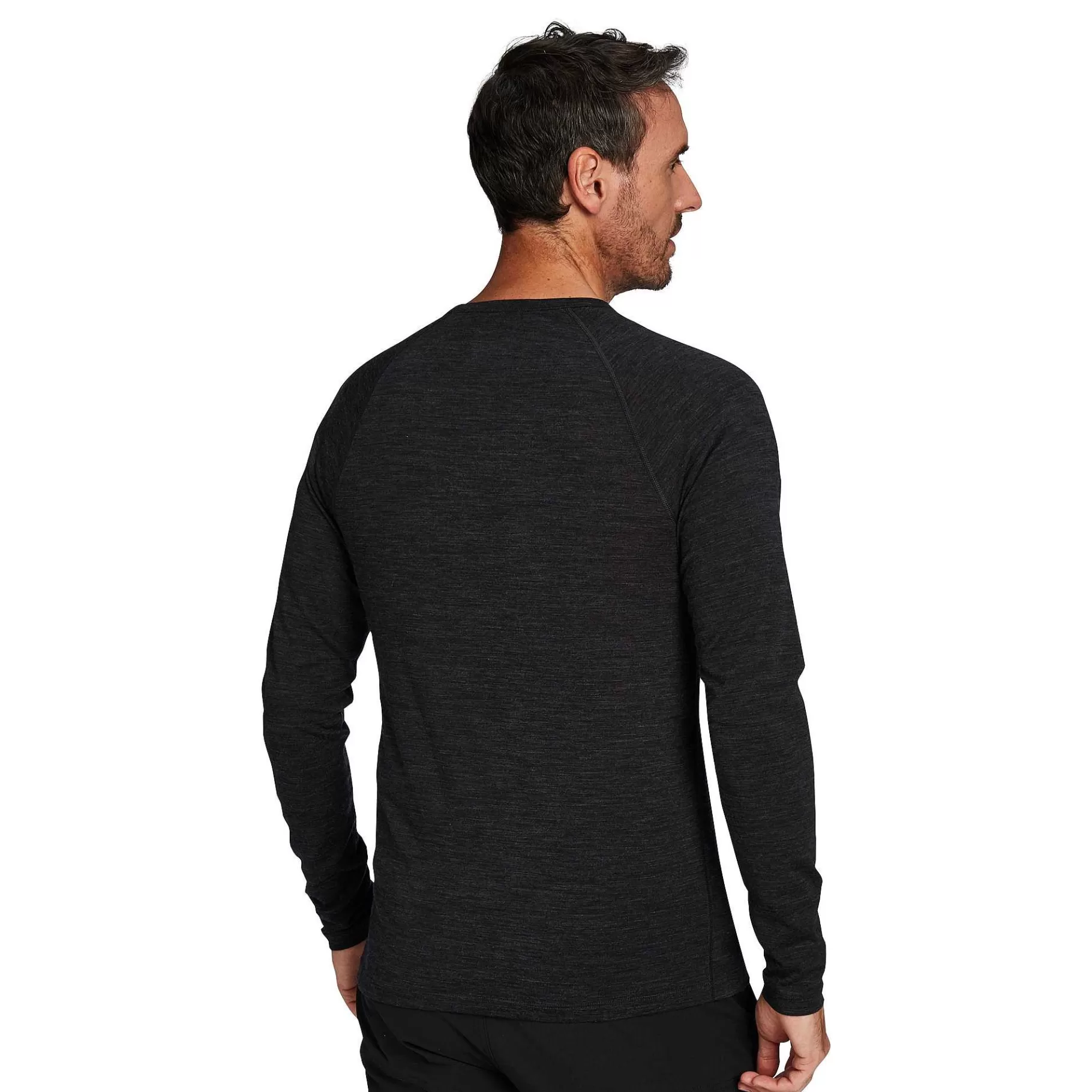 Best Rohan Men'S Merino Union 150 Crew Dark Charcoal Marl