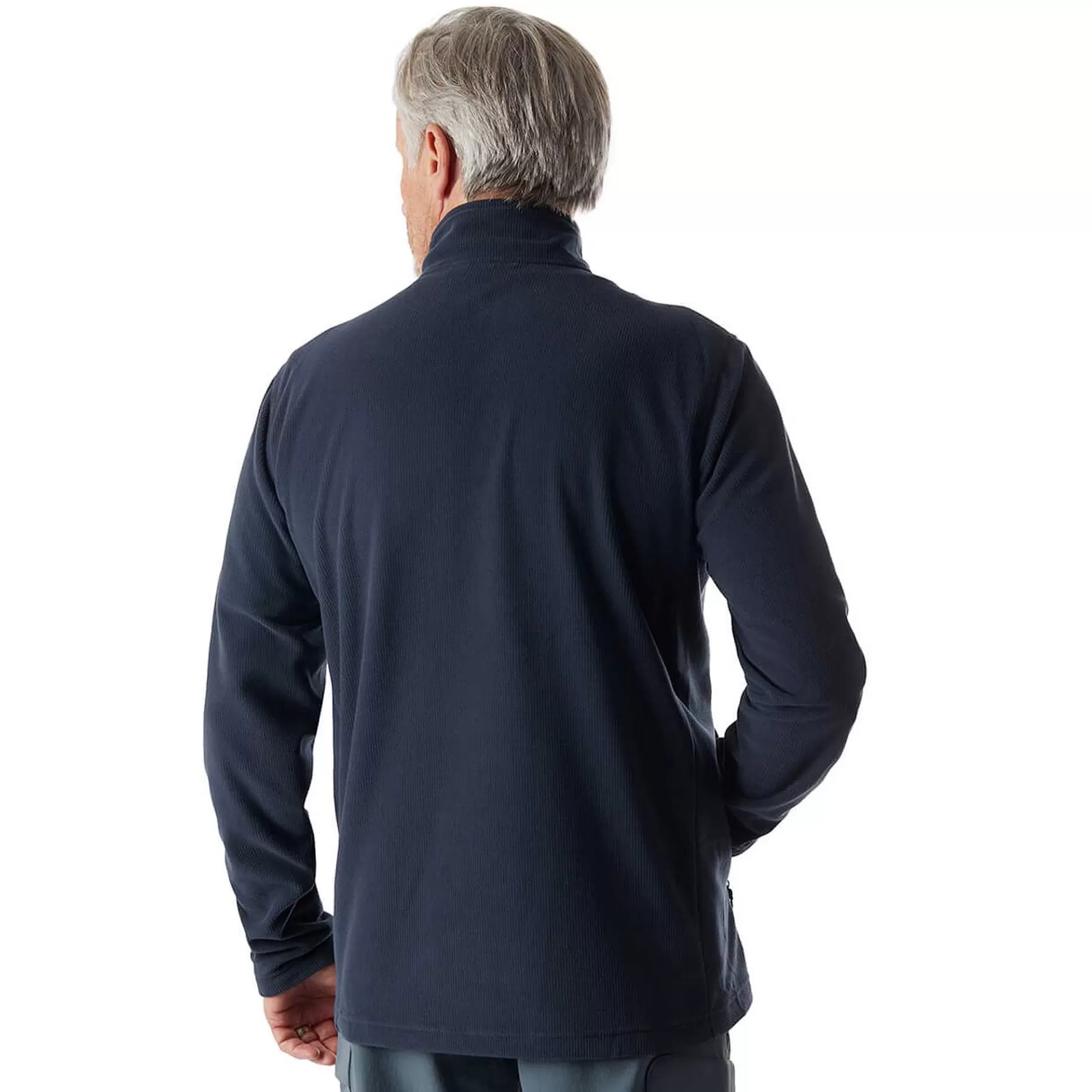 Shop Rohan Men'S Microgrid Fleece Jacket True Navy