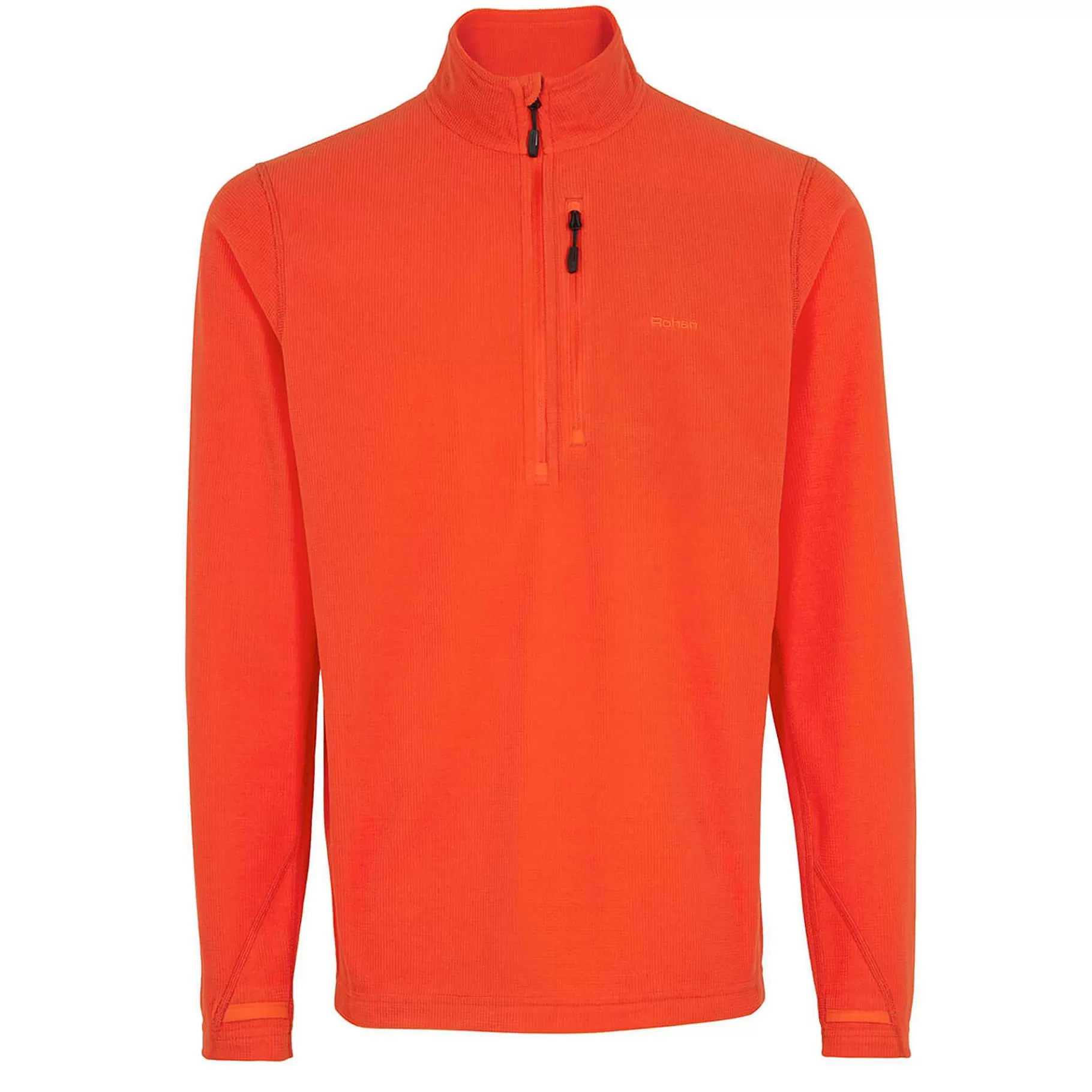 Cheap Rohan Men'S Microgrid Zip Neck Top Solar Orange