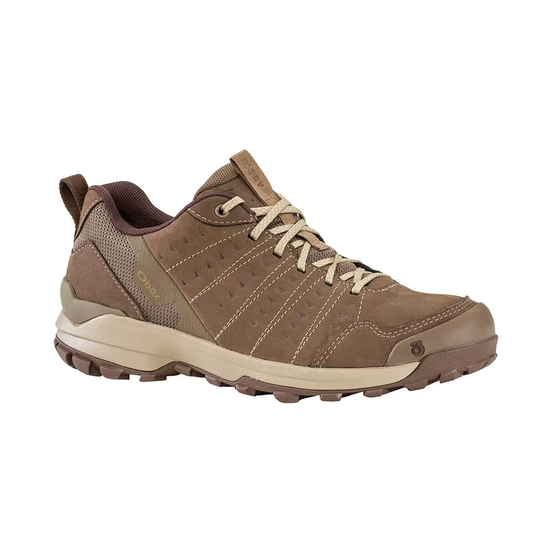 Shop Rohan Men'S Oboz Sypes Low Leather B Dry Waterproof Shoes Morel Brown
