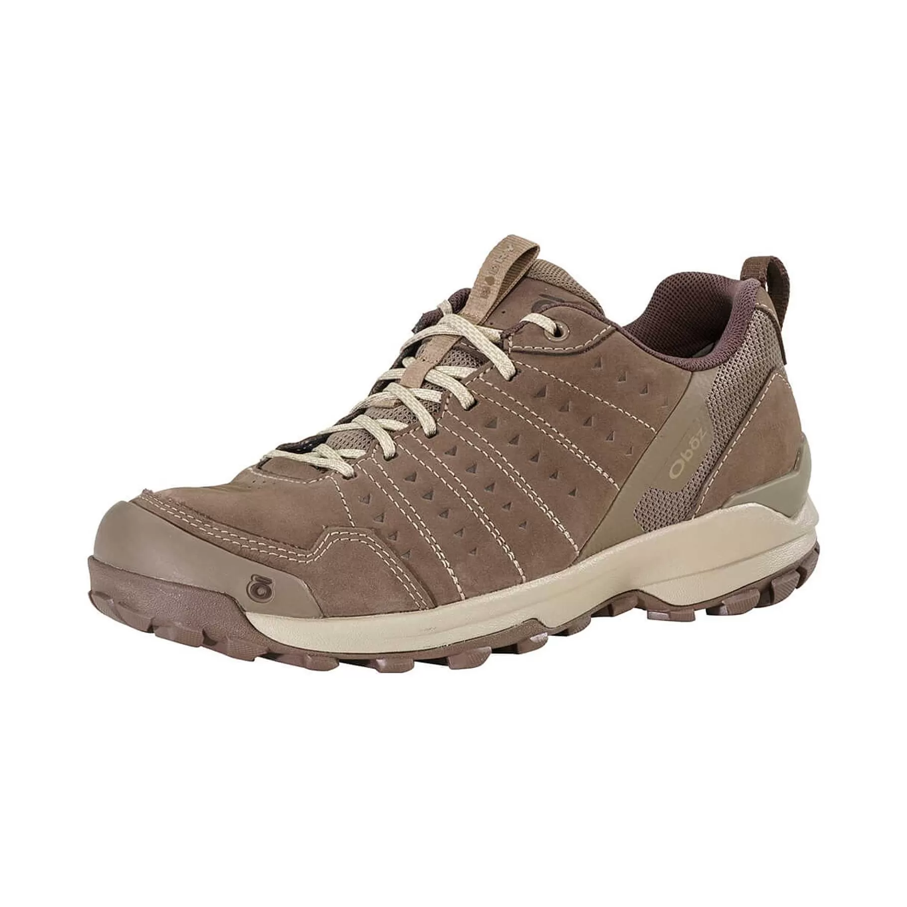 Shop Rohan Men'S Oboz Sypes Low Leather B Dry Waterproof Shoes Morel Brown