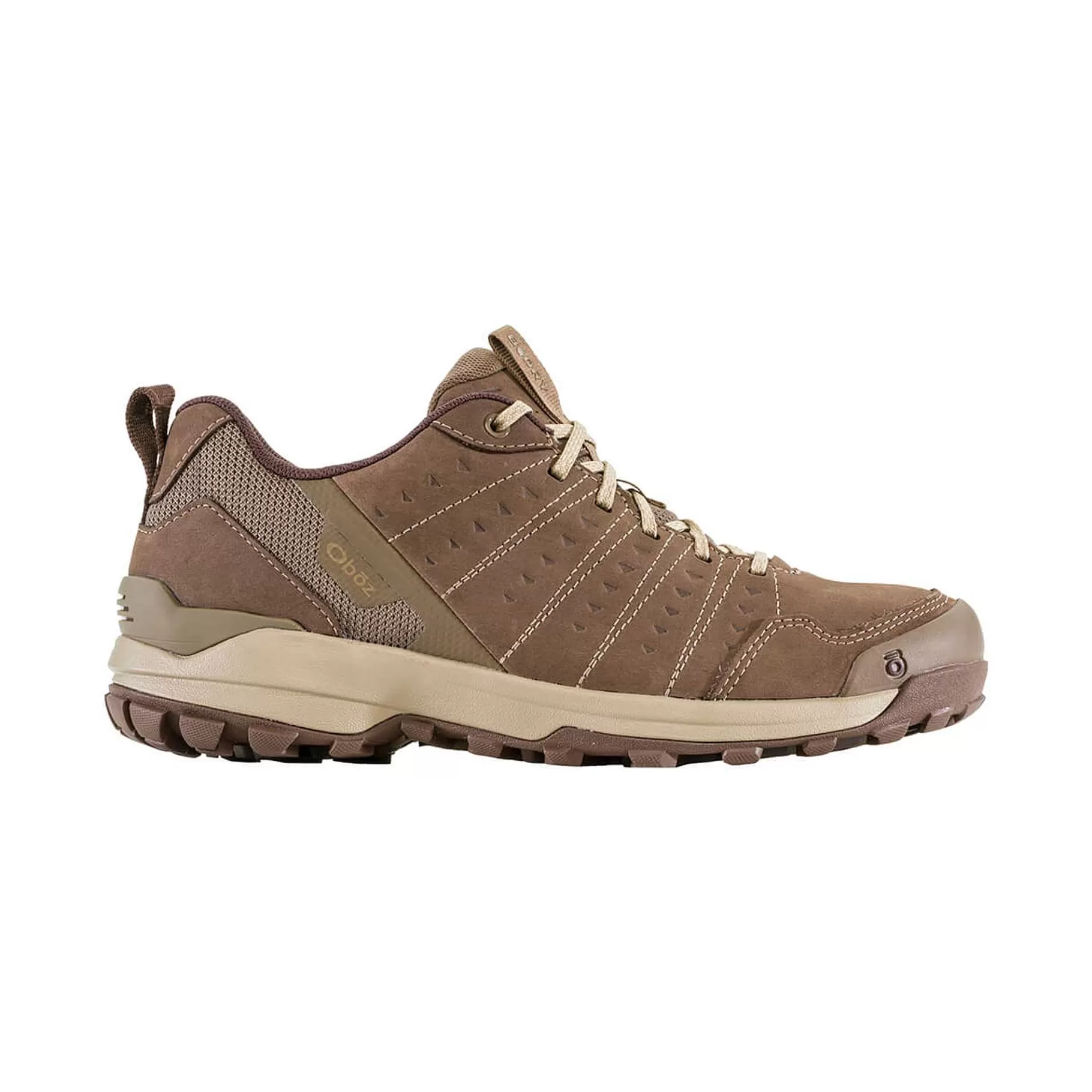 Shop Rohan Men'S Oboz Sypes Low Leather B Dry Waterproof Shoes Morel Brown