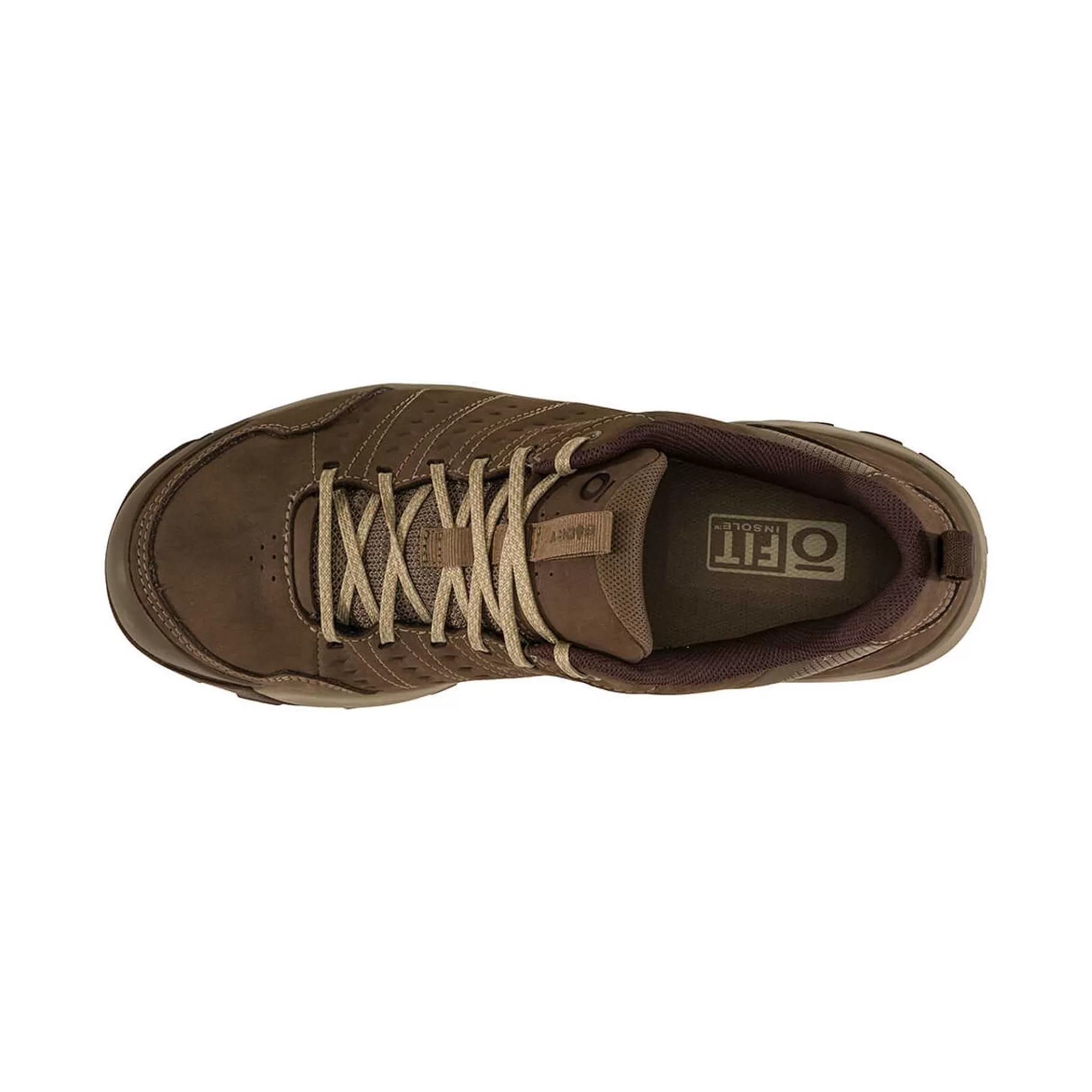Shop Rohan Men'S Oboz Sypes Low Leather B Dry Waterproof Shoes Morel Brown