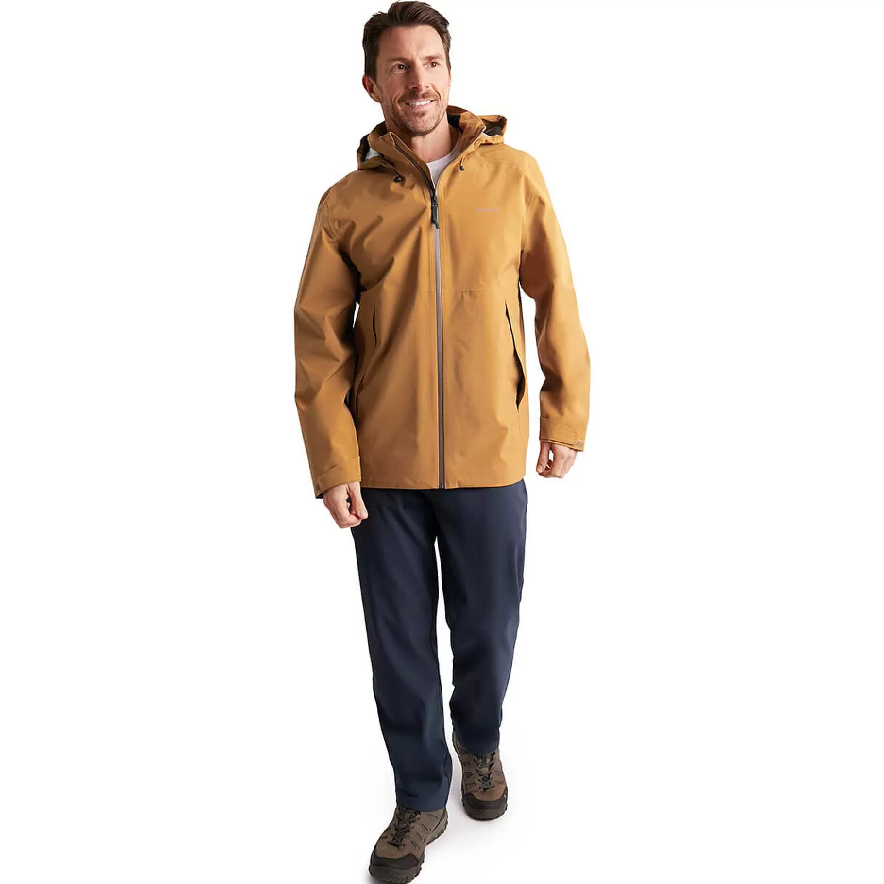 Shop Rohan Men'S Parkland Waterproof Jacket Desert Ochre