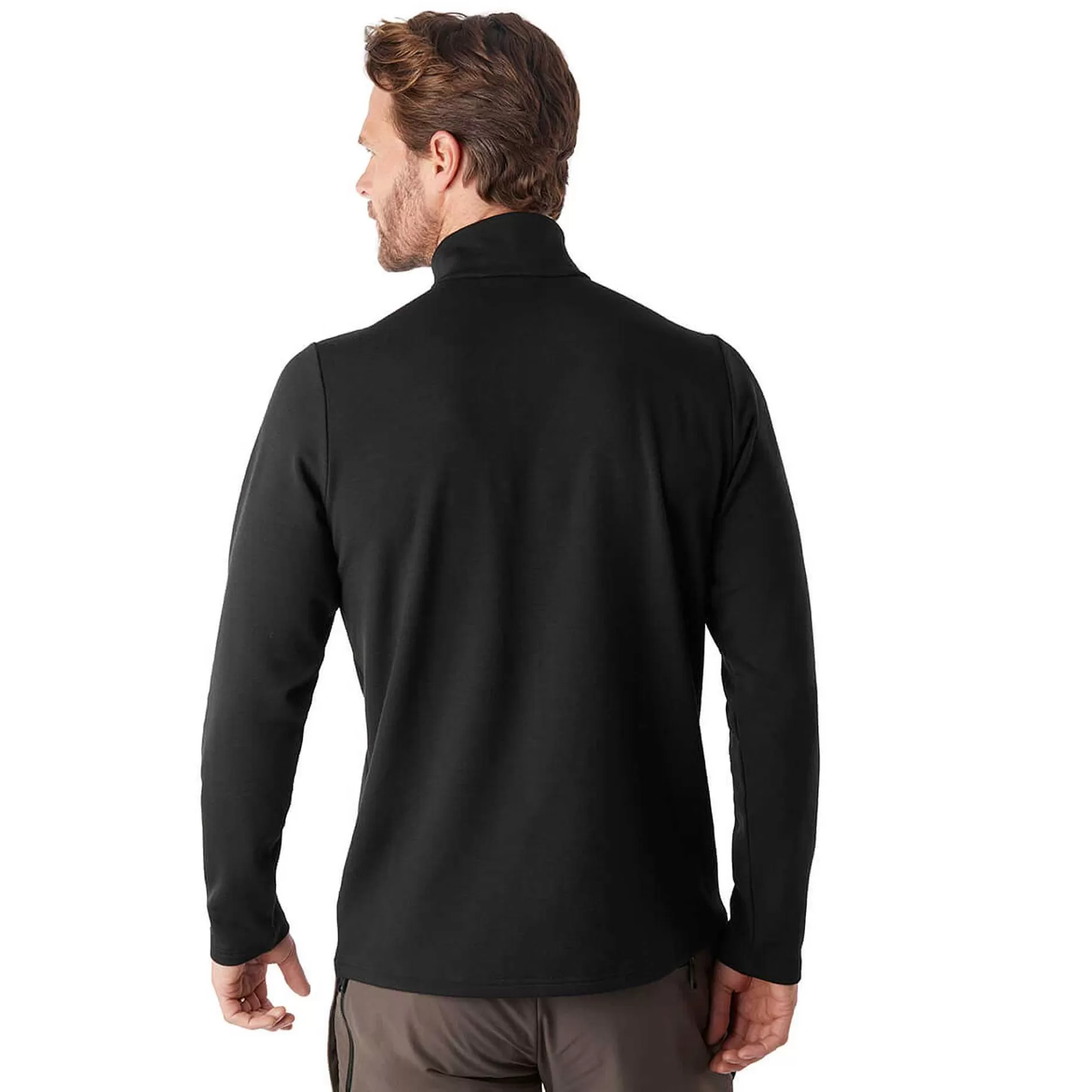 Best Sale Rohan Men'S Radiant Merino Zip Neck Top Black