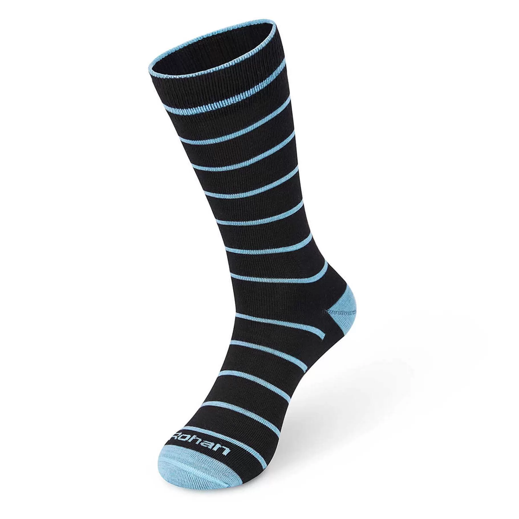 Sale Rohan Women'S Alltime Socks Black/Teal Stripe