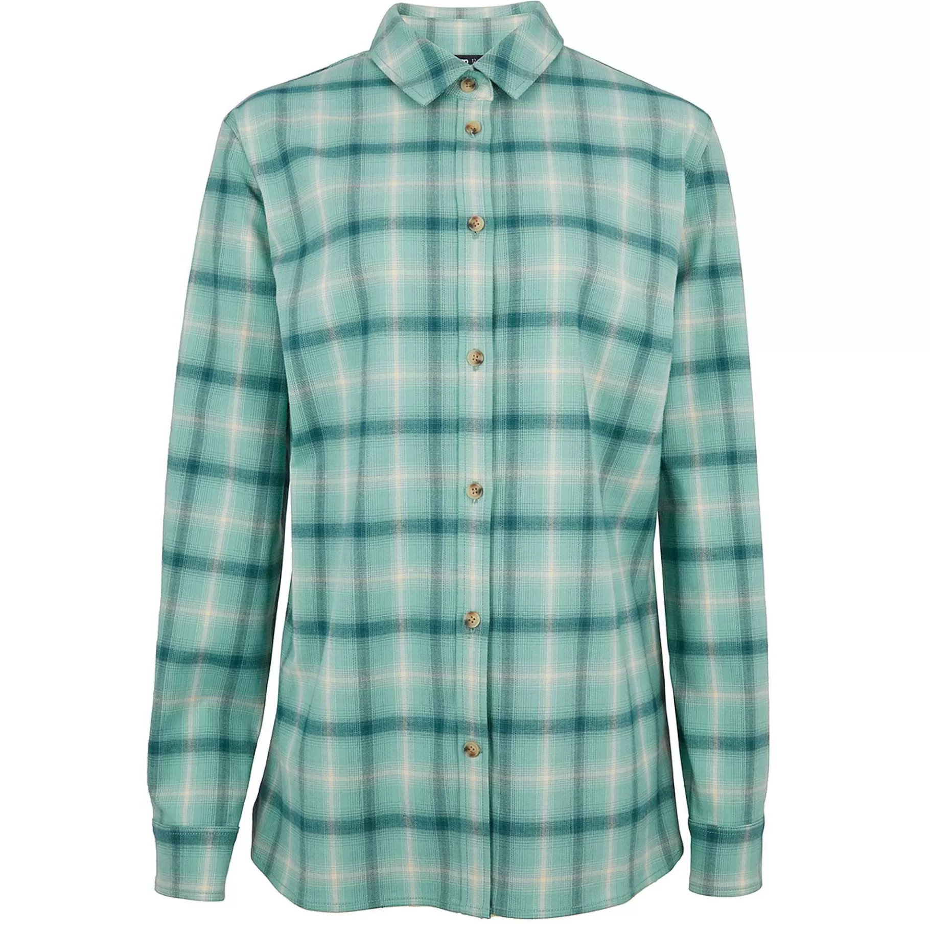 Outlet Rohan Women'S Cove Long Sleeve Shirt Venice Green Check