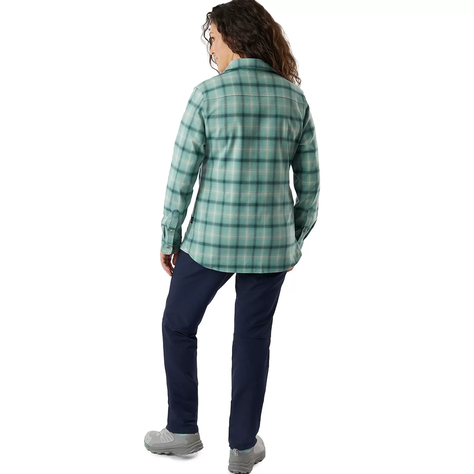 Outlet Rohan Women'S Cove Long Sleeve Shirt Venice Green Check