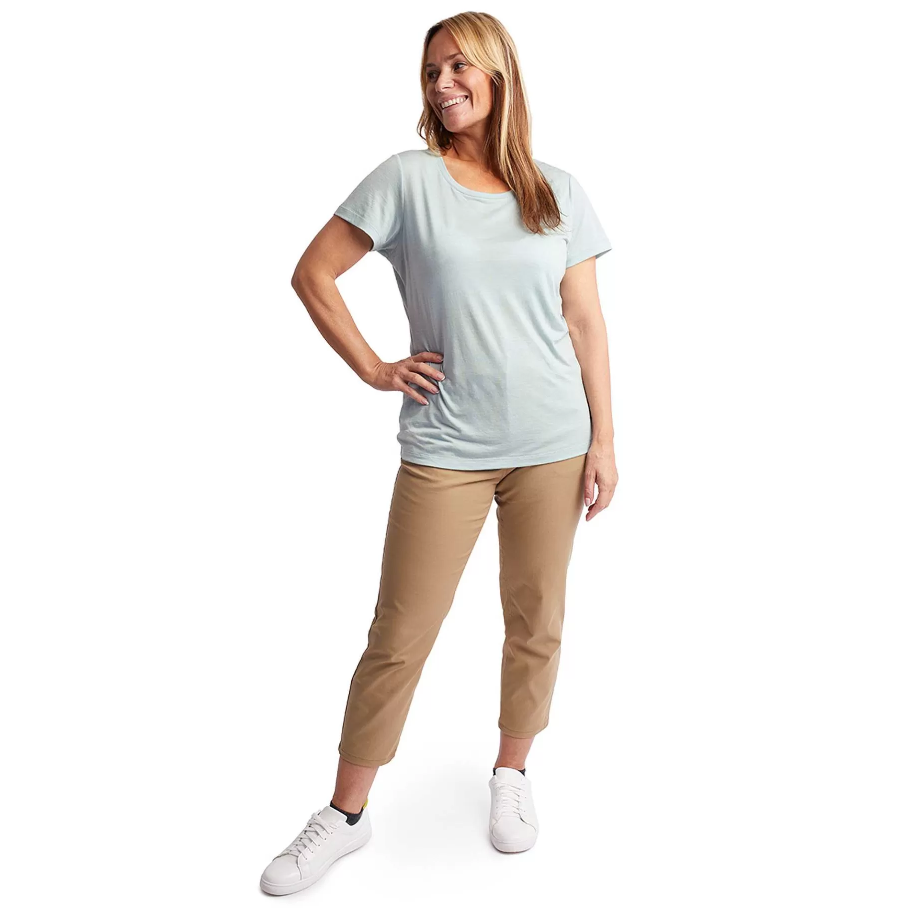 Fashion Rohan Women'S Merino Cool Short Sleeve T-Shirt Villa Green Marl