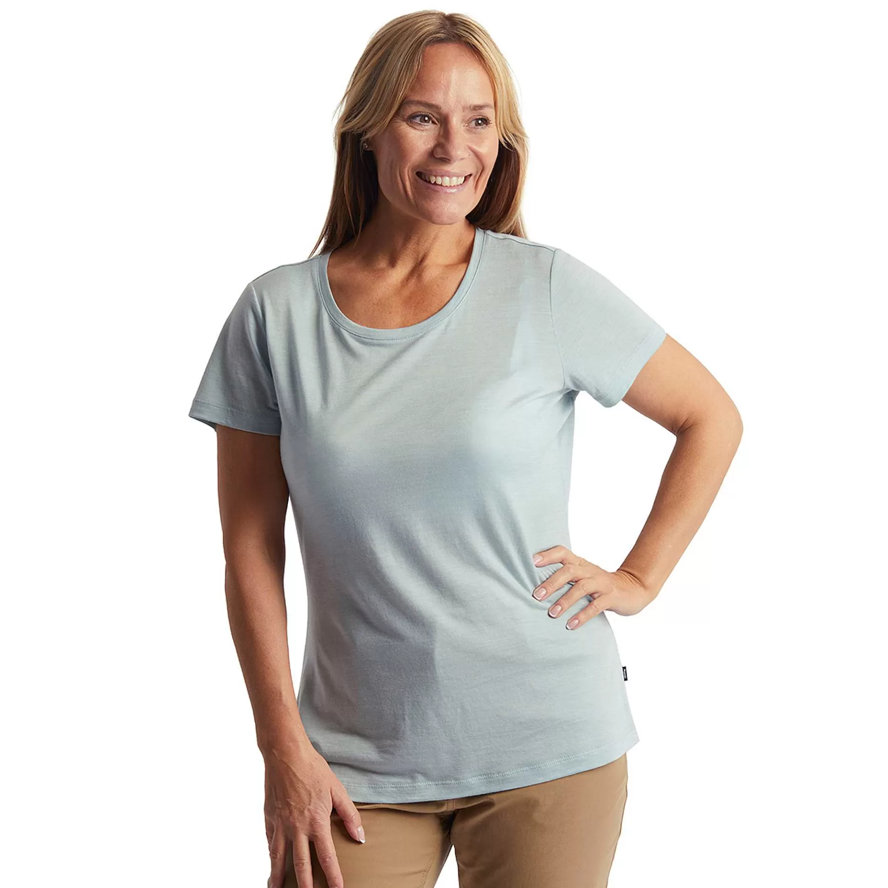 Fashion Rohan Women'S Merino Cool Short Sleeve T-Shirt Villa Green Marl