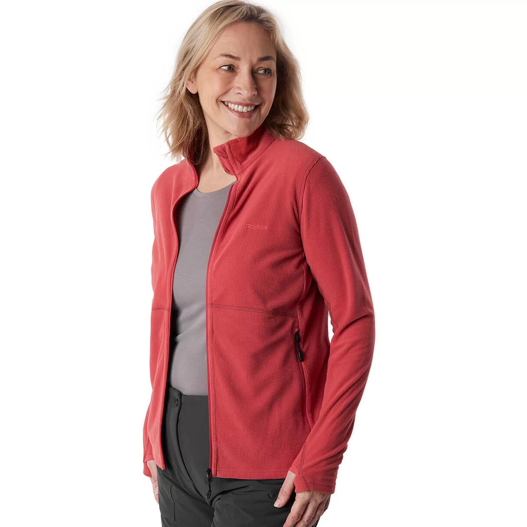 Discount Rohan Women'S Microgrid Fleece Jacket Cardinal Pink