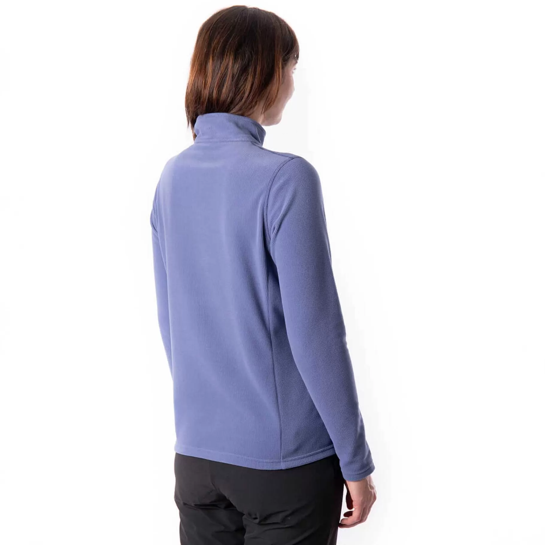 Shop Rohan Women'S Microgrid Fleece Jacket Heather Blue