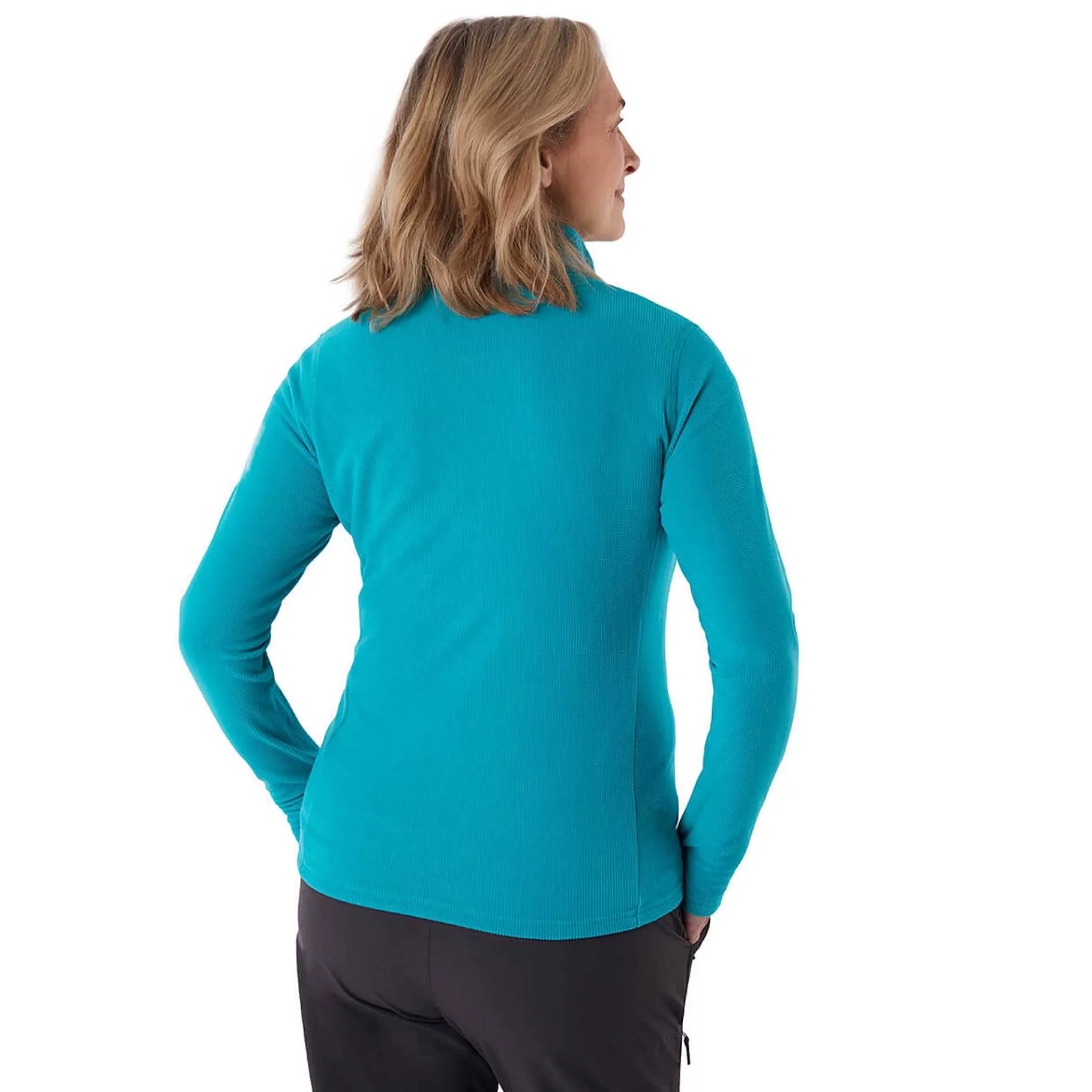 Best Rohan Women'S Microgrid Zip Neck Top Cove Blue