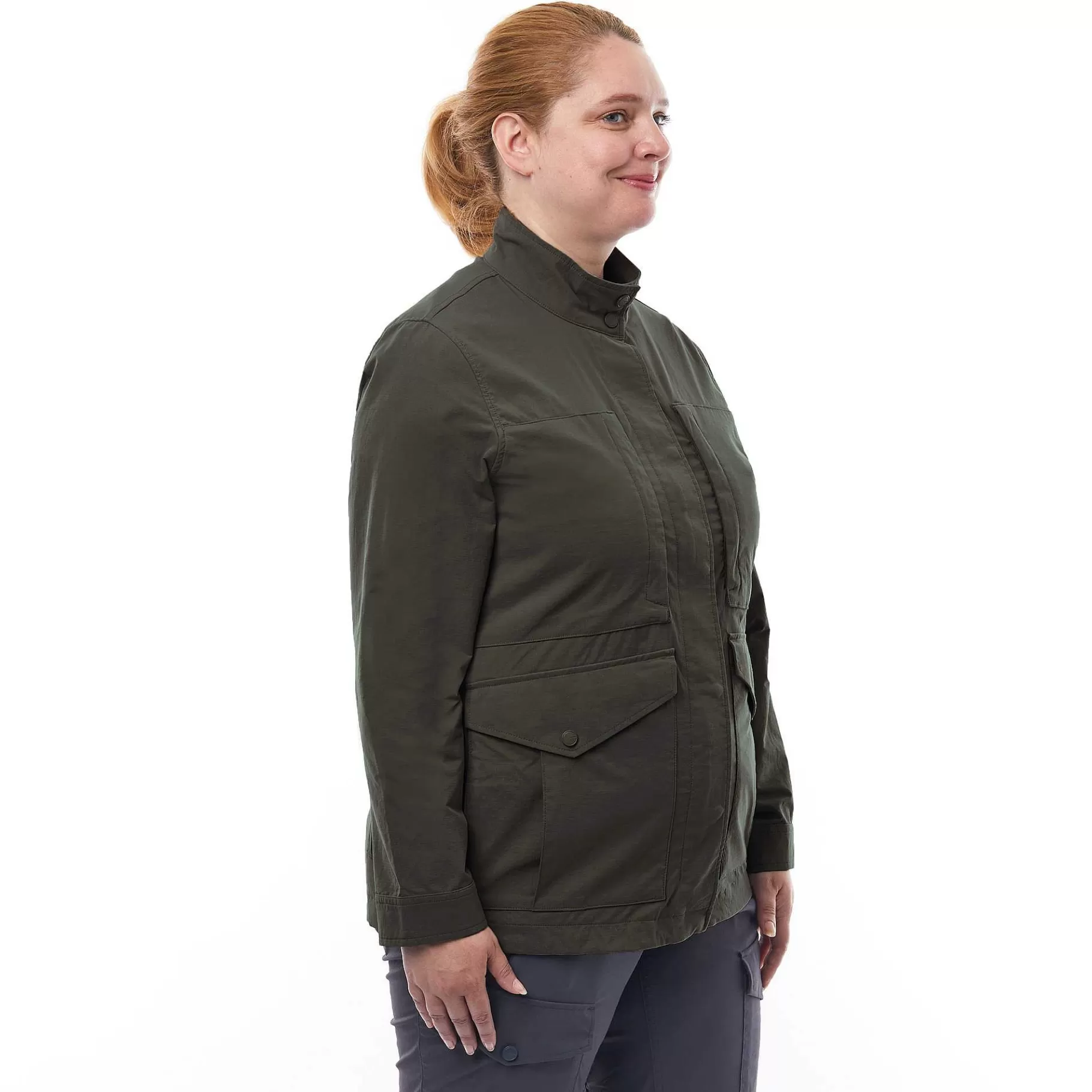 Best Sale Rohan Women'S Pioneer Jacket Dark Olive Brown