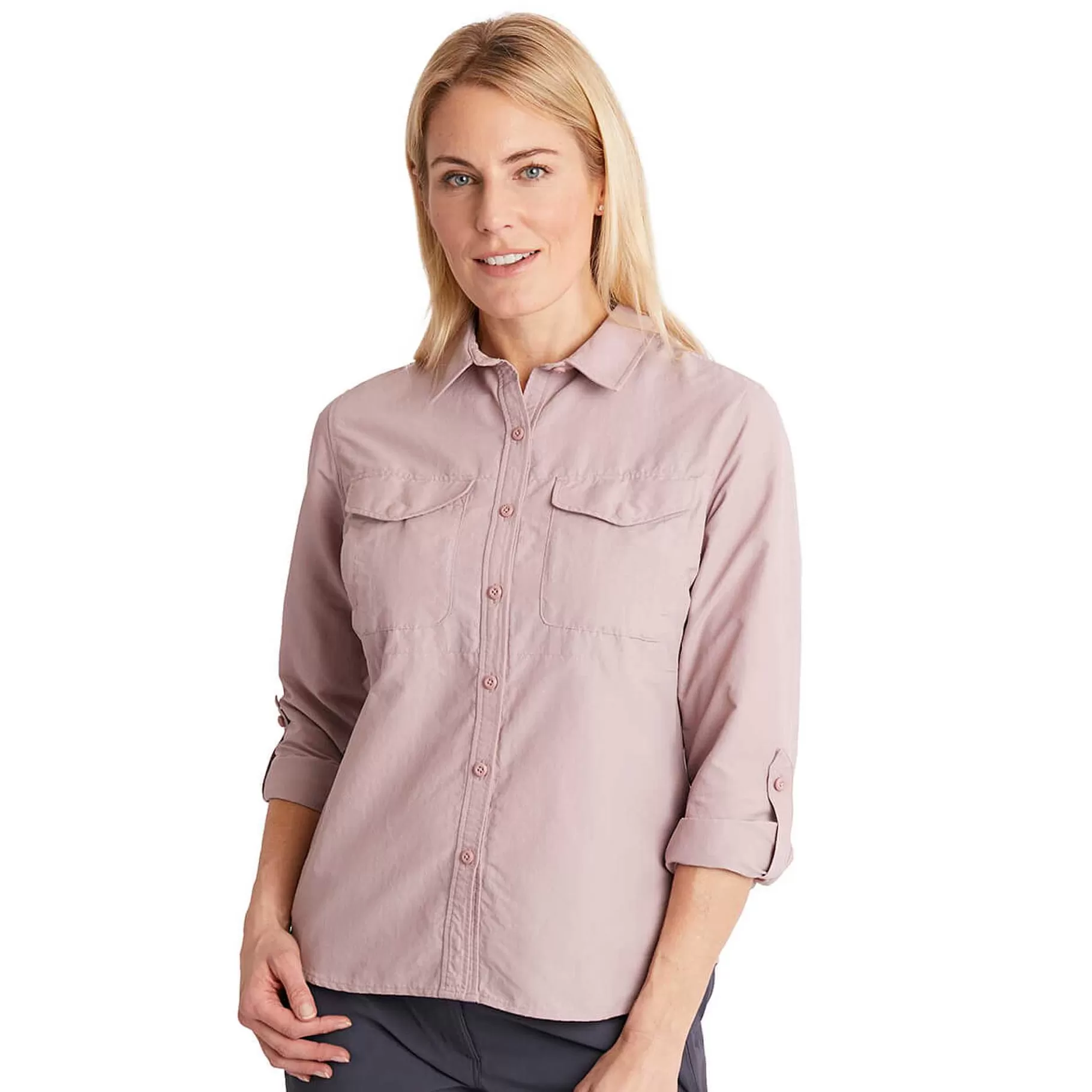 Store Rohan Women'S Pioneer Long Sleeve Shirt Rose Pink