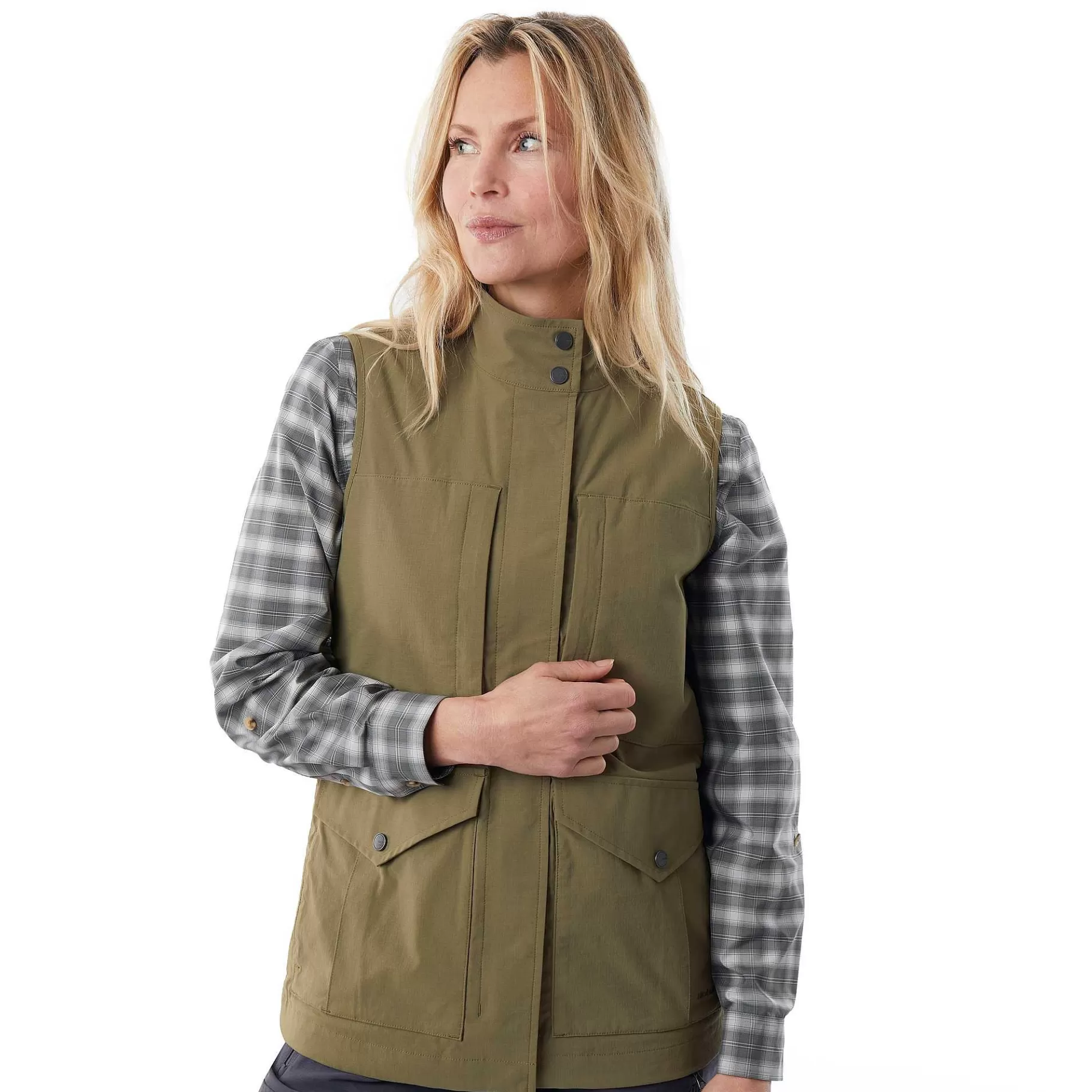 Shop Rohan Women'S Pioneer Vest Umber Green