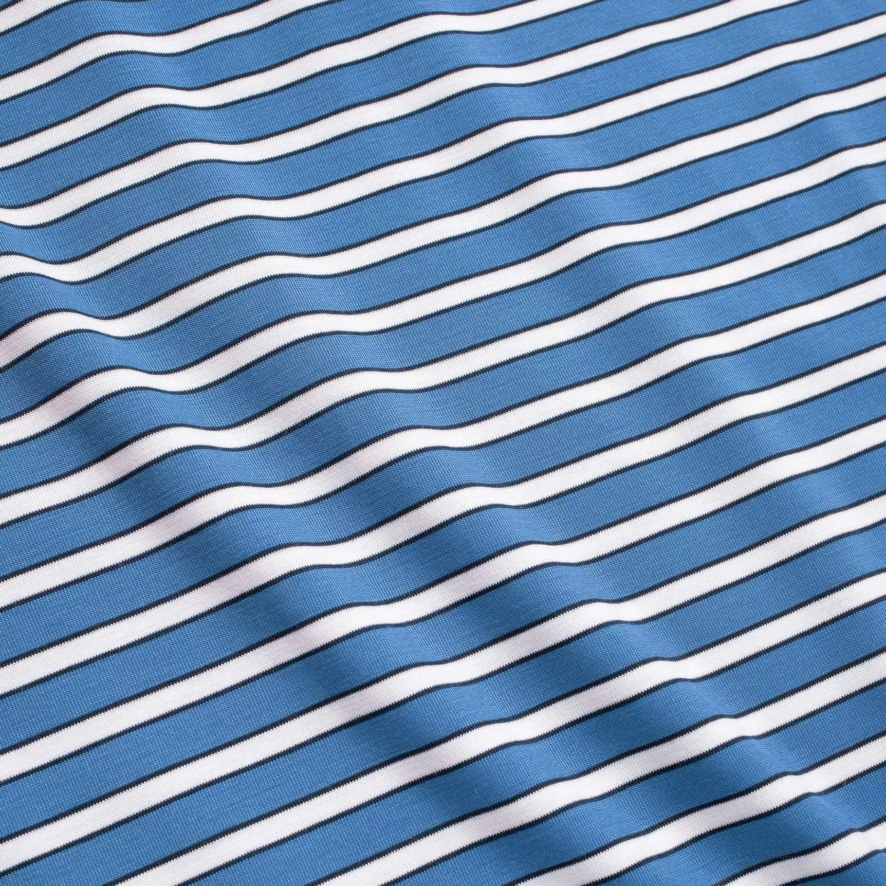 Outlet Rohan Women'S Shoreline Long Sleeve Top Zephyr Blue/French Blue Stripe