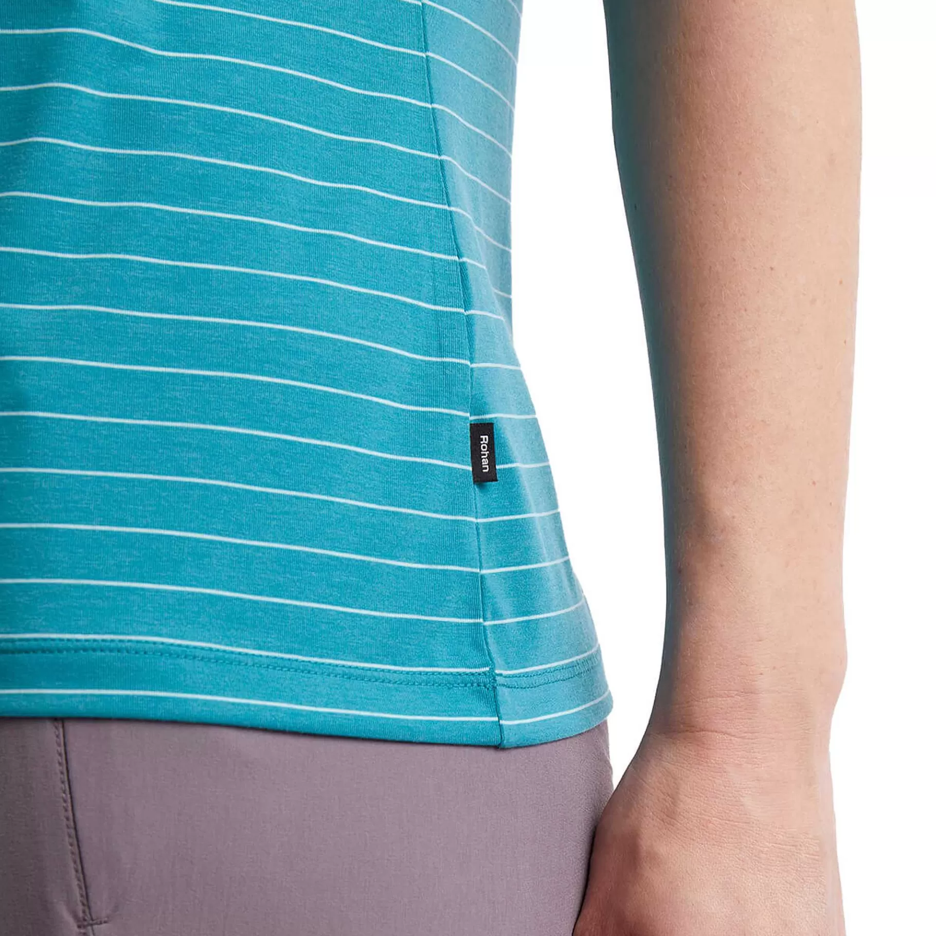Cheap Rohan Women'S Shoreline Short Sleeve Top Cove Blue/Ecru Stripe