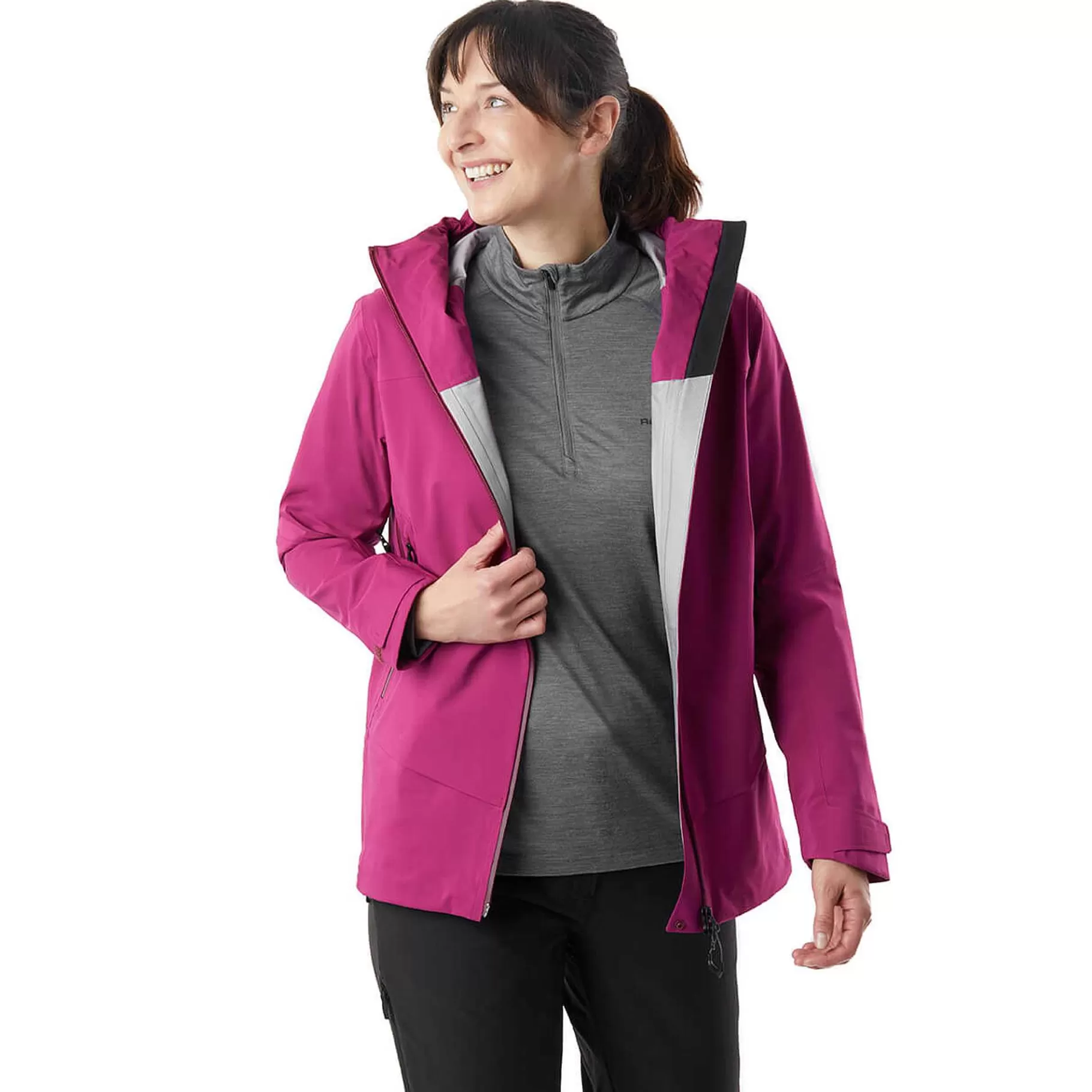 Sale Rohan Women'S Ventus Waterproof Jacket Raspberry Pink